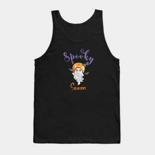 Cute ghost wishing you a spooky season Tank Top